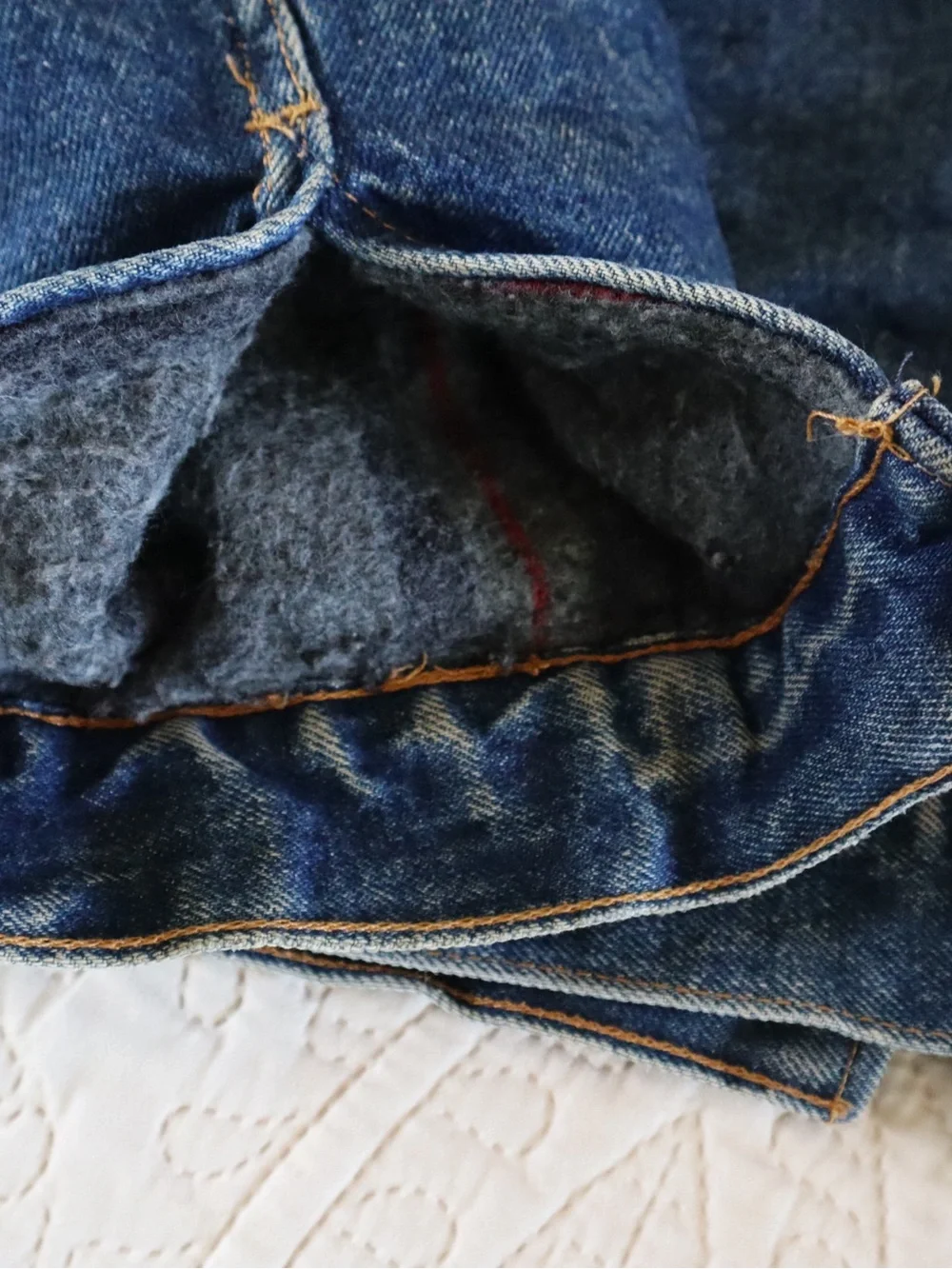 Levi's Dark Blue Denim VINTAGE Trucker Jacket - Picture 5 of 6